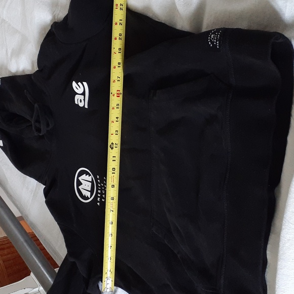 American Eagle black pullover graphic hoodie size medium unisex - Picture 5 of 10